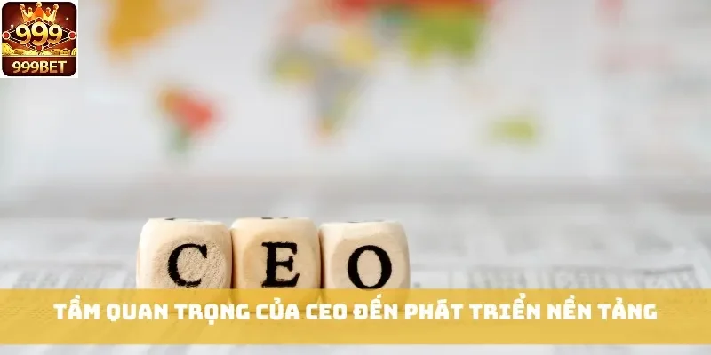 Tầm quan trọng của CEO đến phát triển nền tảng