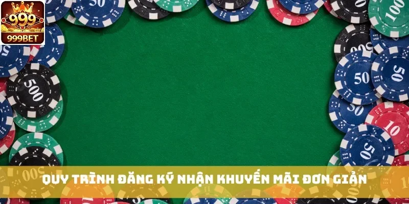 Quy trình đăng ký nhận khuyến mãi đơn giản